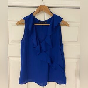 ZARA blue sleeveless tops
